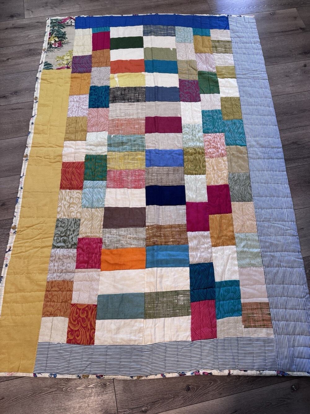 Handmade Quilt Approx 53”x 81”